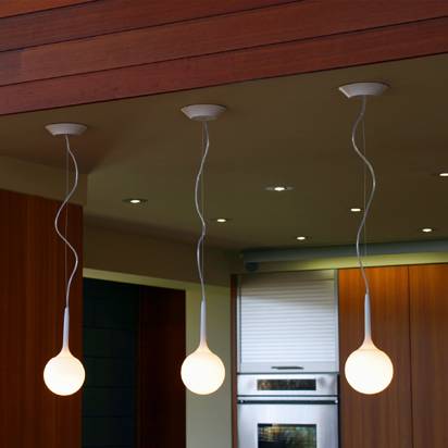 Освещение на кухне с натяжным потолком: правильный выбор осветительных приборов