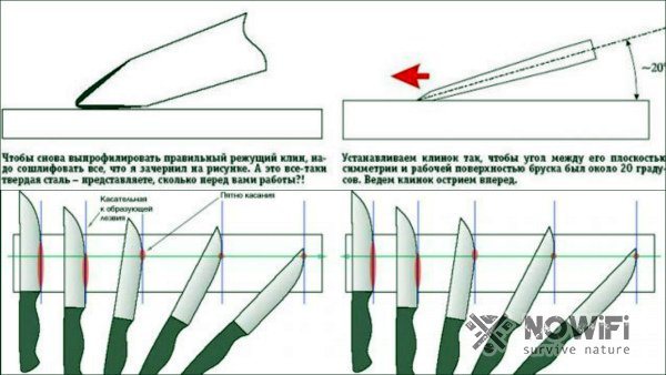 ???? как правильно точить ножи в домашних условиях: технология, инструменты