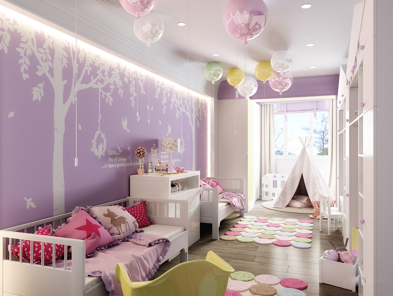 Детская комната для девочки: дизайн и планировка интерьера детской комнаты для девочки (187 фото) – кошкин дом