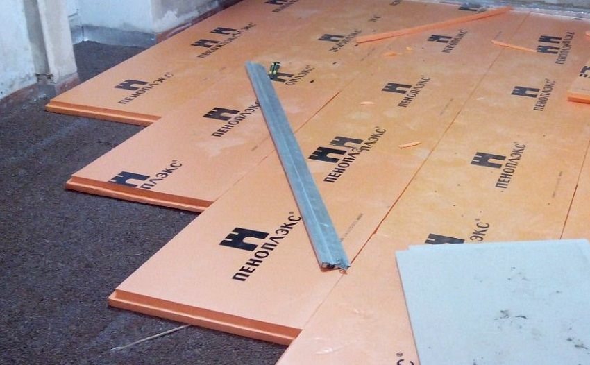 Укладка плитки на пол с предварительной укладкой плит гвлв