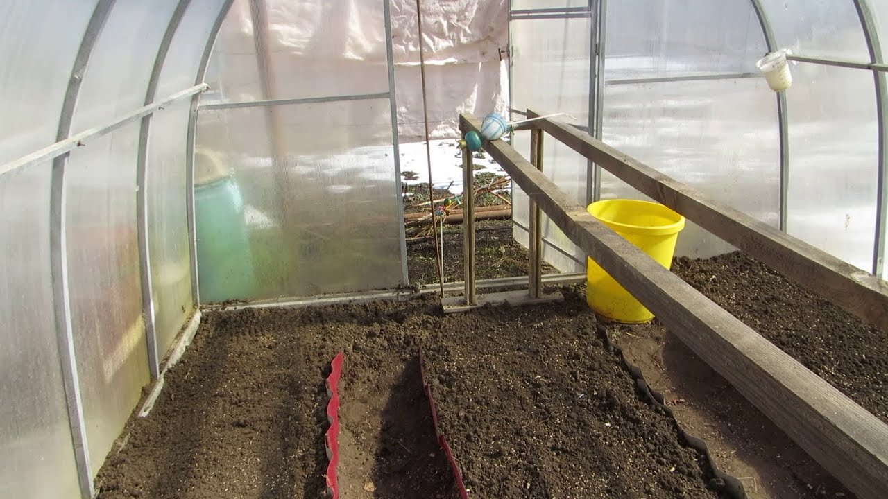 Подготовка теплицы из поликарбоната весной к посадке огурцов видео как подготовить почву для посадки огурцов весной