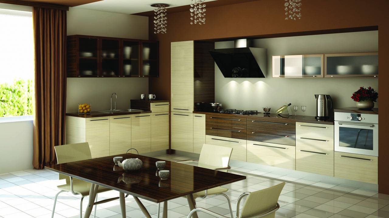 Кухня в стиле модерн - кухня гостиная в стиле модерн, угловая кухня и кухни под дерево в стиле модерн.