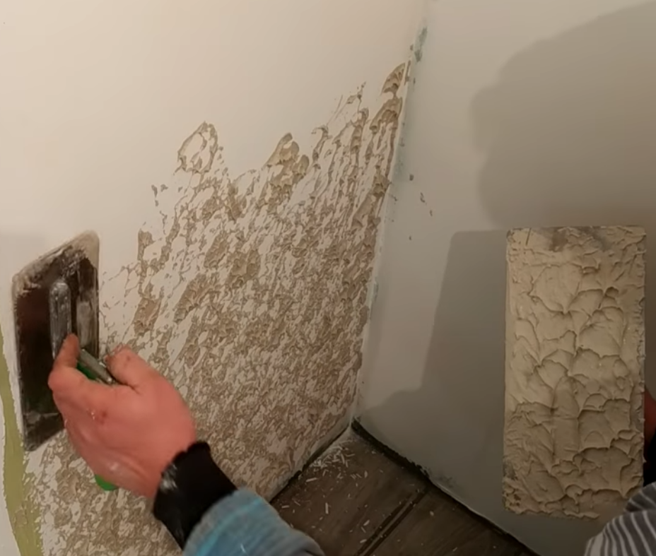 Как сделать фактурную штукатурку для стен своими руками