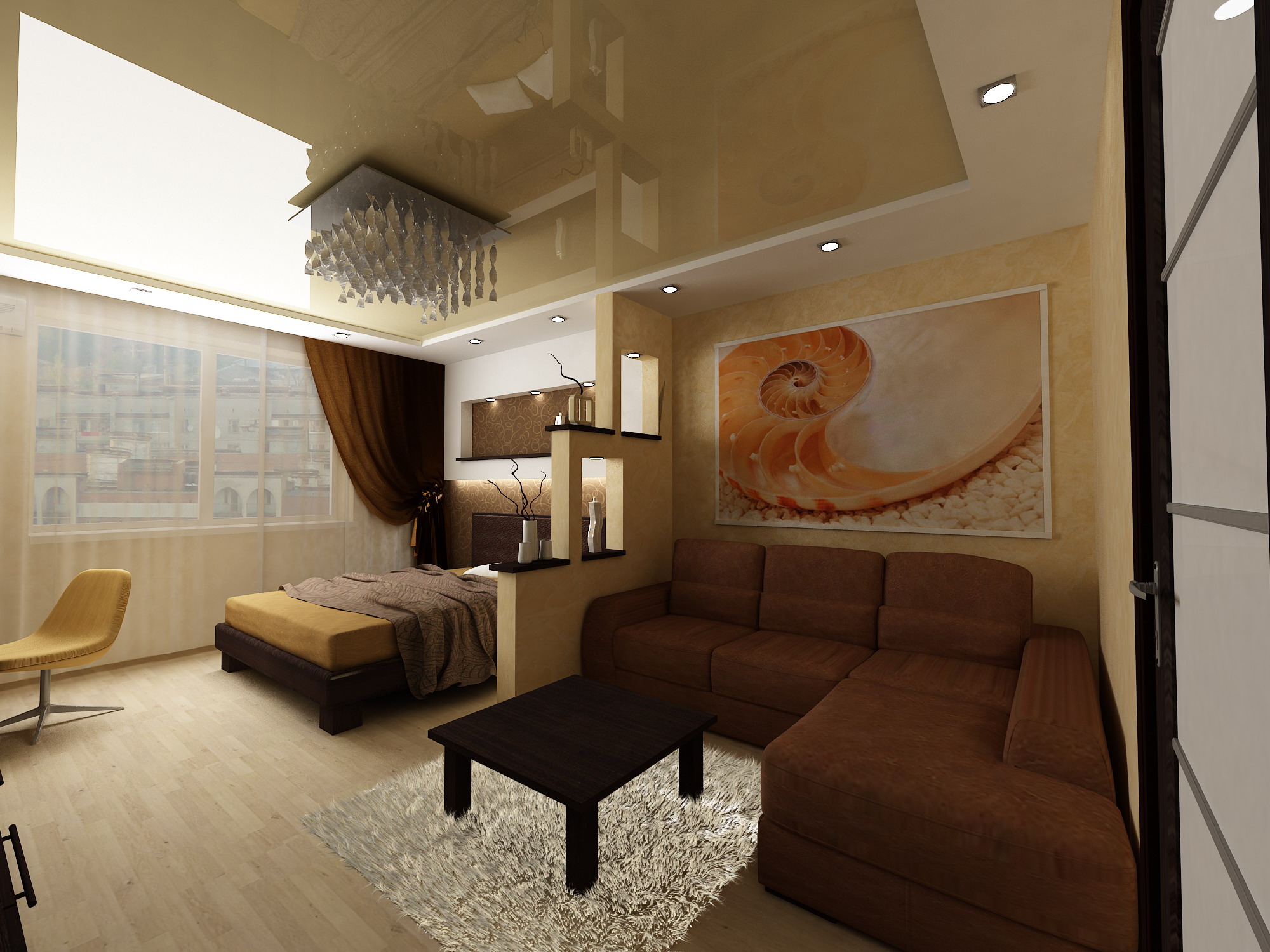 Спальня-гостиная (135 фото идей) - примеры идеальной планировки и дизайна спальни совмещенной с гостиной