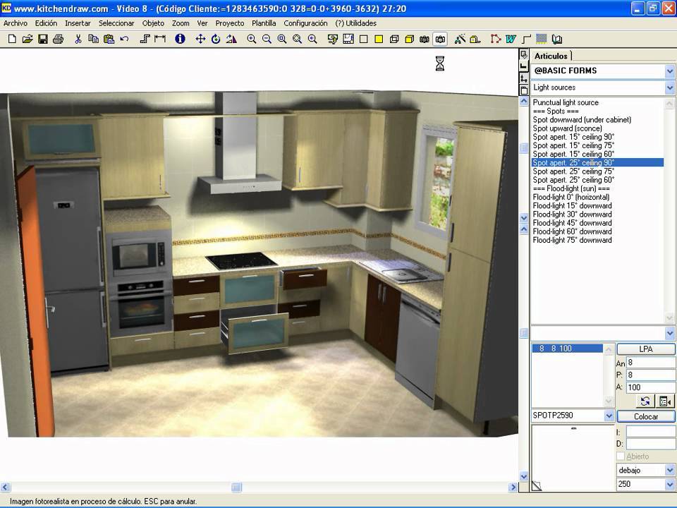 Онлайн конструктор кухни  планировщик кухни онлайн 3d