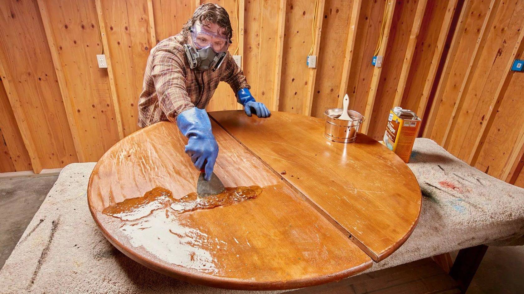 уход за деревянной мебелью масло