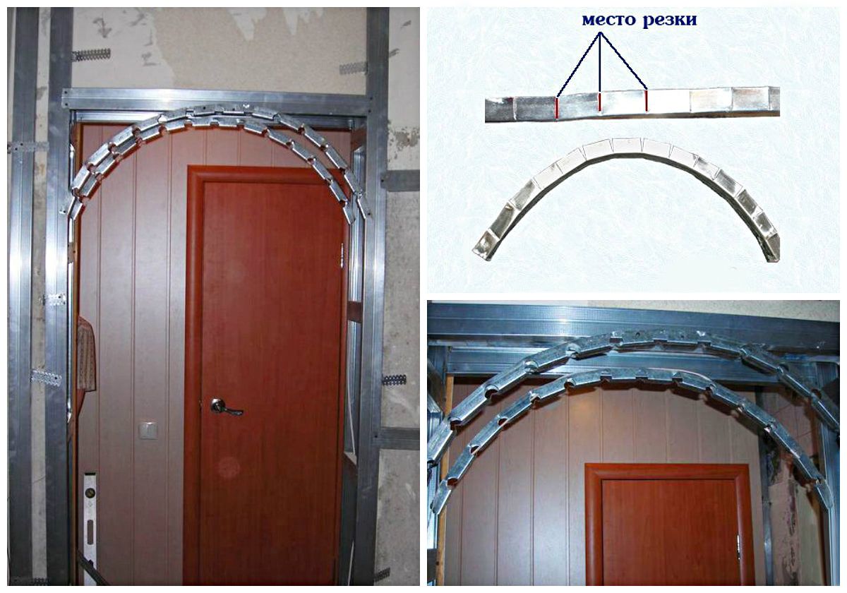 Арка из гипсокартона своими руками: пошаговая инструкция — викистрой