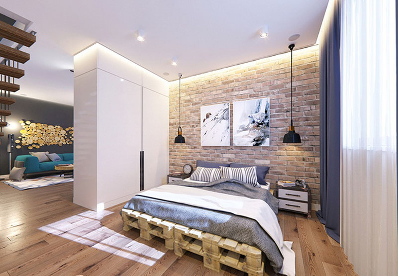 Спальня в стиле хай-тек (hi-tech) - 200 фото лучших идей дизайна