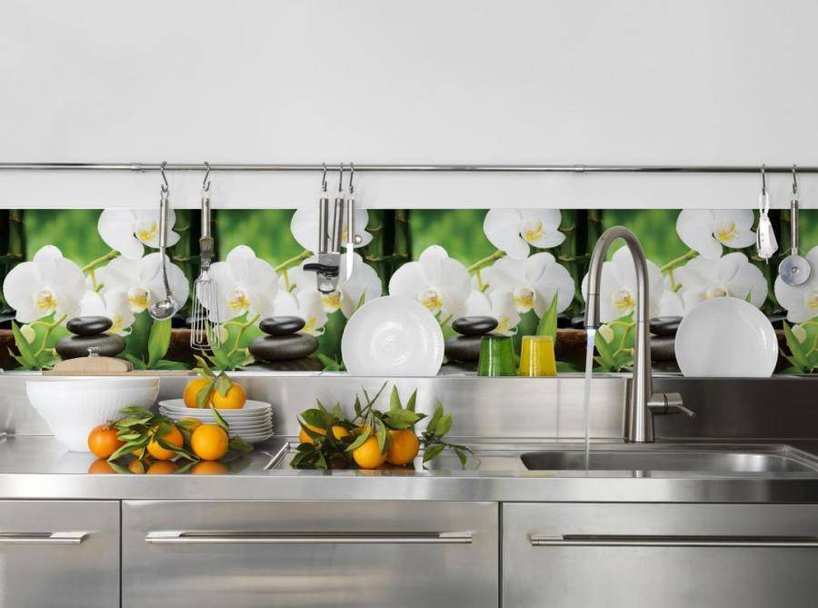 Белый фартук для кухни: 50+ фото примеров, практические советы