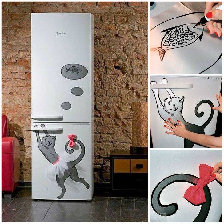 Как украсить холодильник своими руками