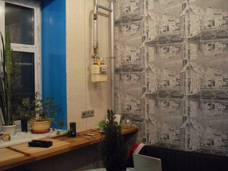 Как спрятать газовую трубу на кухне (75 фото) - идеи для дома и квартиры во время ремонта на кухне, декорируем полочкой и гипсокартоном