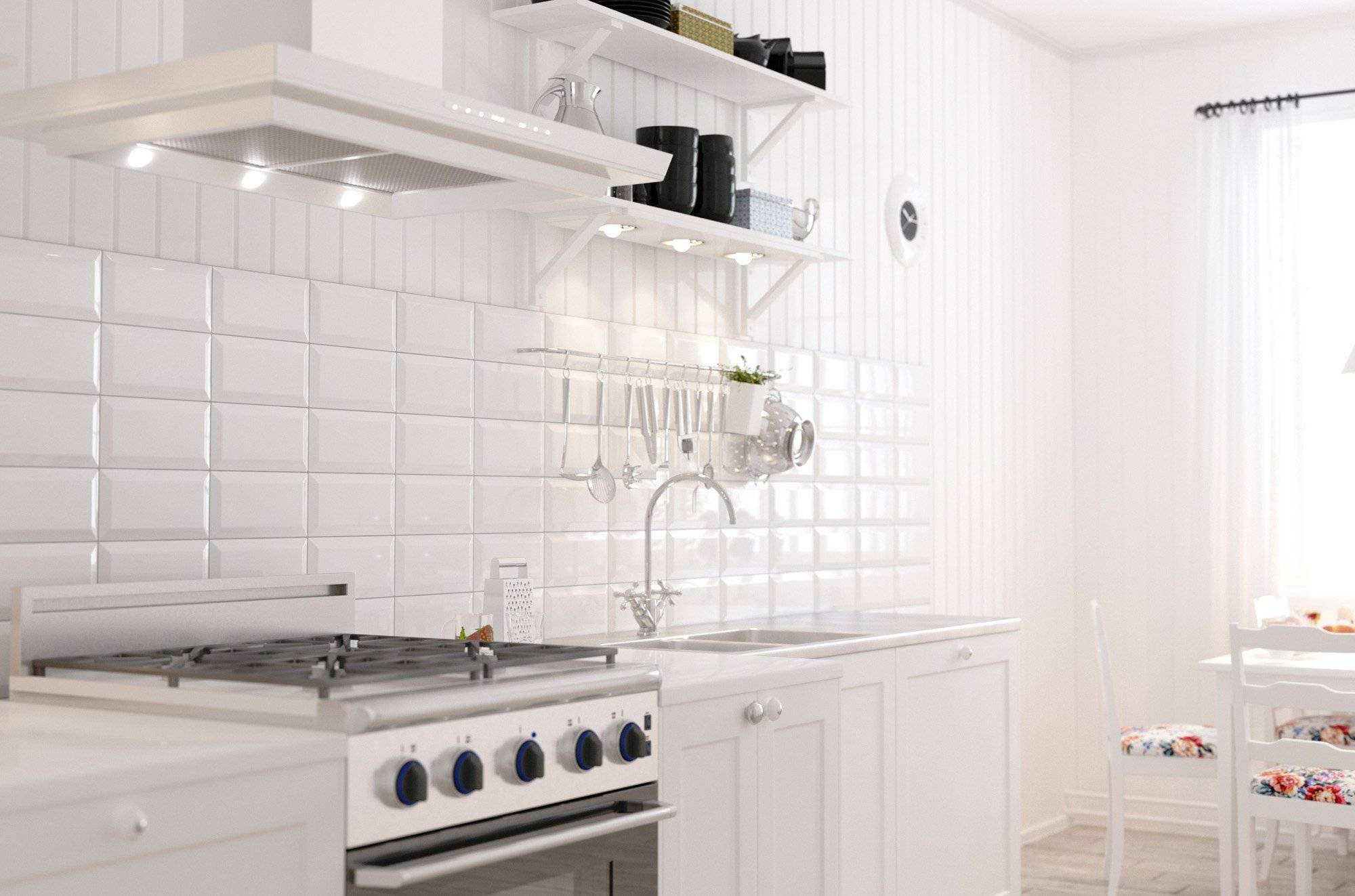 Плитка кабанчик на фартук кухни (150 фото новинок) - лучшие новинки дизайна
