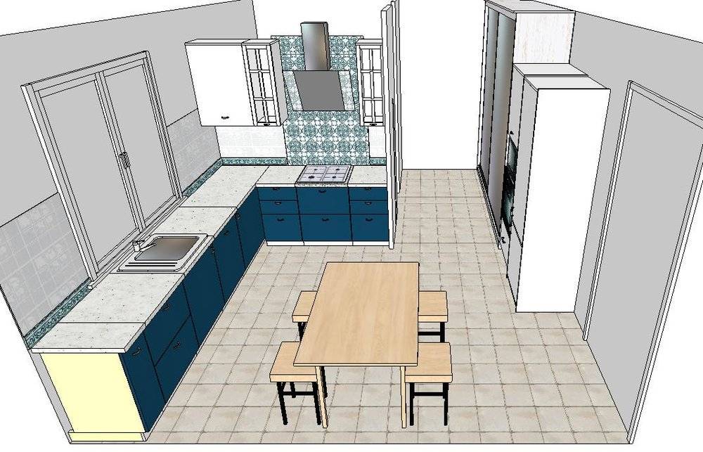 Дизайн кухни 6 кв м