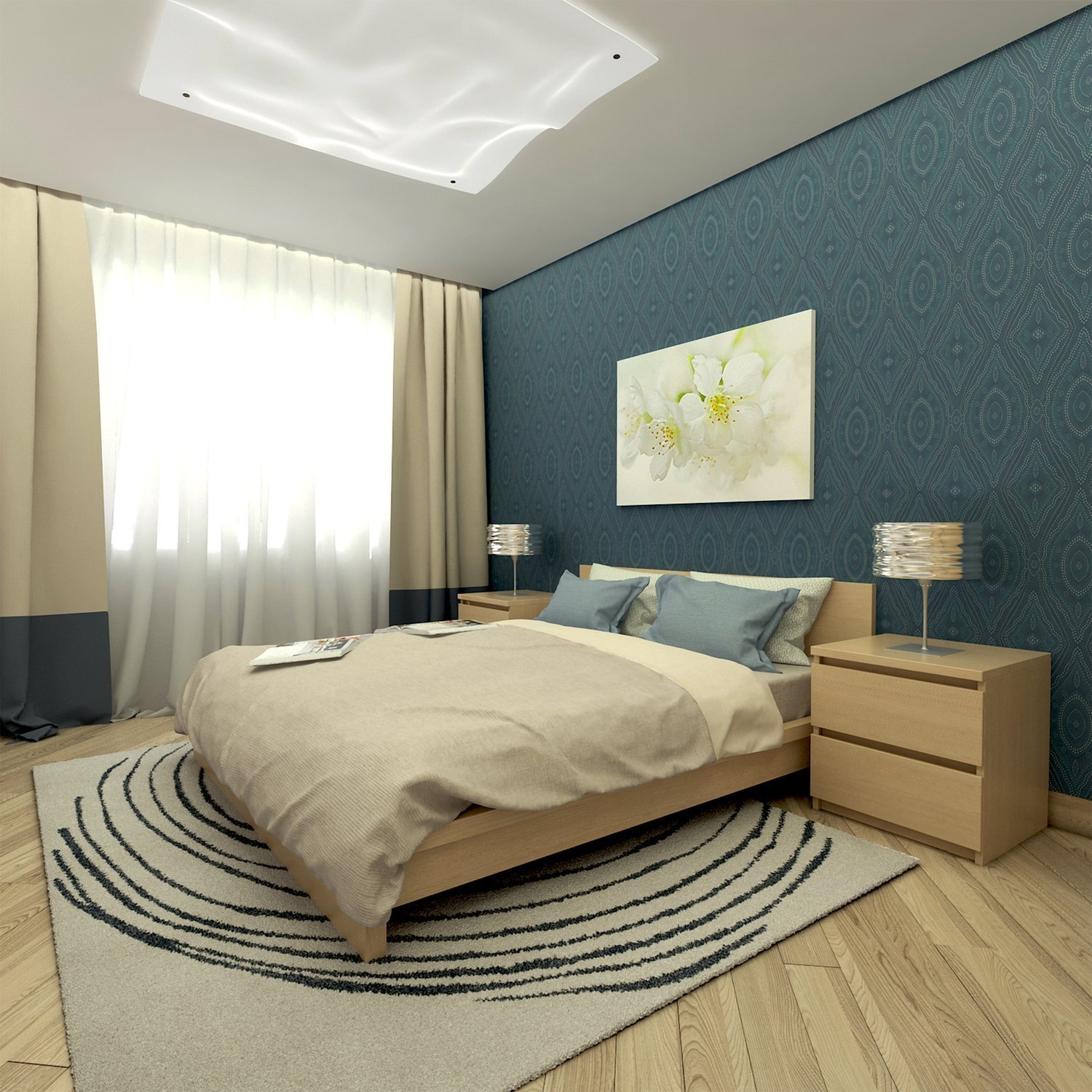 Современные дизайнерские идеи для спальни