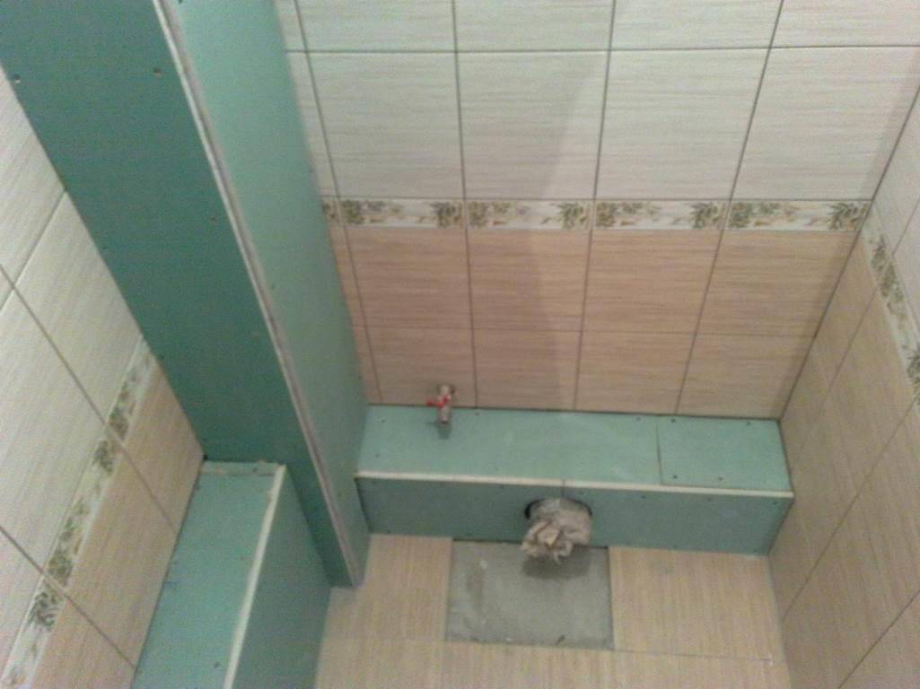 Как сделать короб в туалете из гипсокартона: пошаговая инструкция с фото
