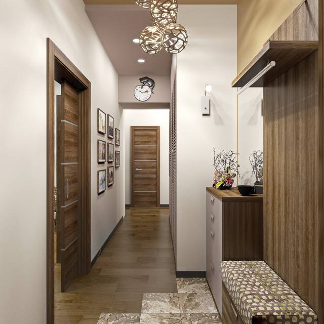 Современный коридор: дизайн и 3 важных части интерьера