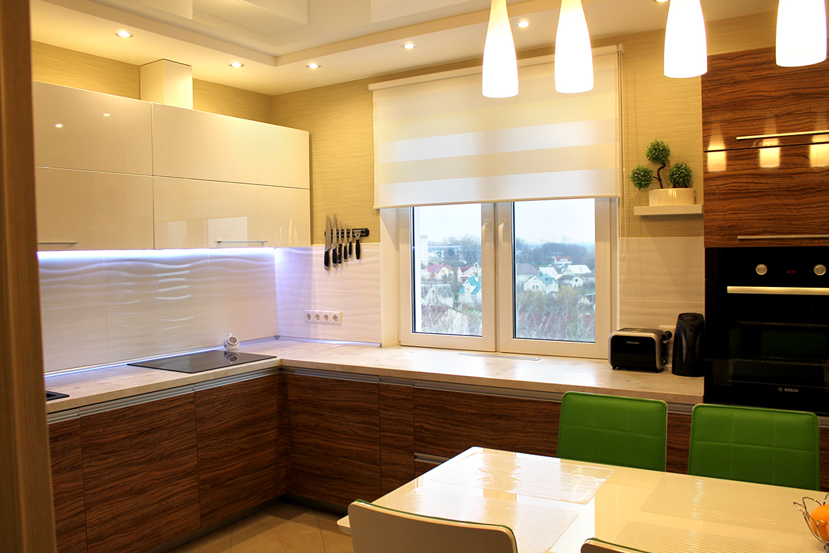 Кухня с окном - 180 фото отличных решений оформления окна