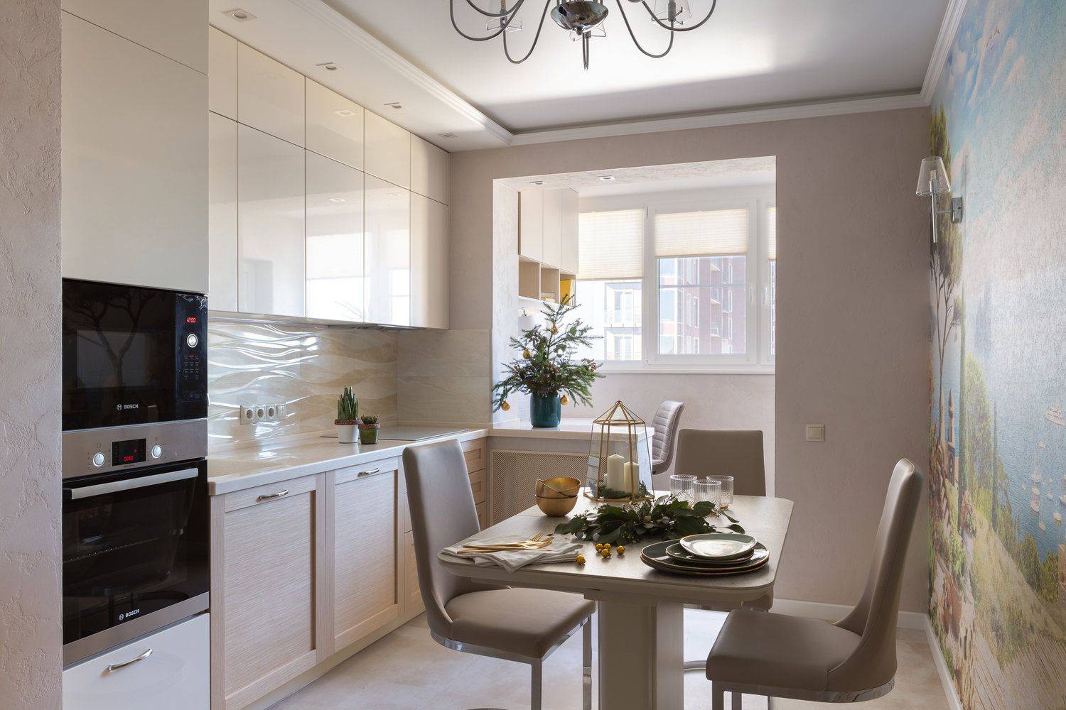 Кухня на балконе - топ-150 фото современных дизайнов, варианты обустройства кухни, правила оформления своими руками