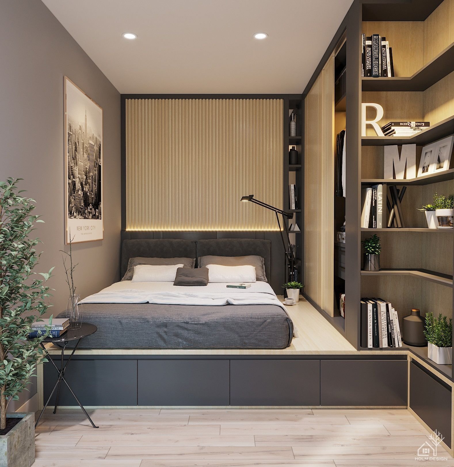 Маленькая спальня - 120 фото ярких и практичных идей для дизайна в спальне