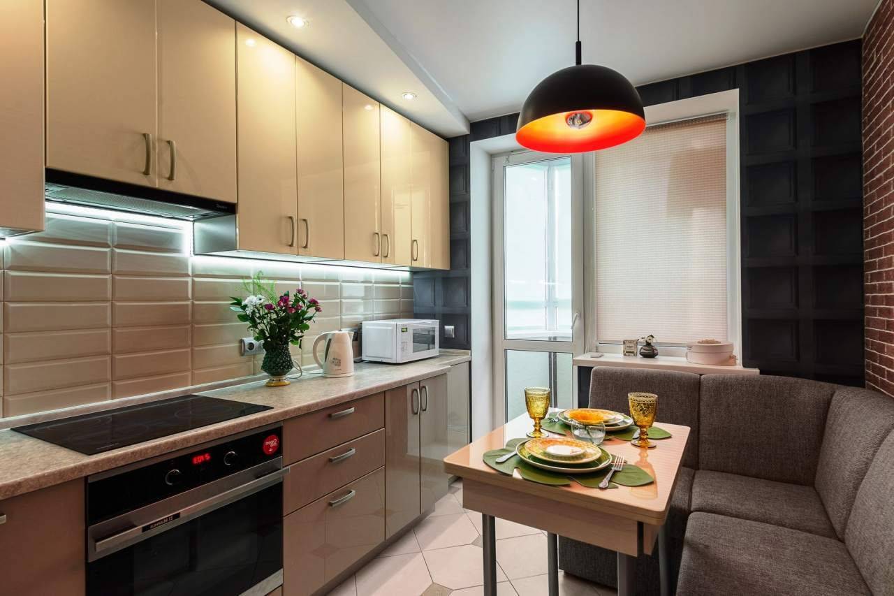 Дизайн кухни 9 кв. м. — 110 фото лучших современных идей и обзор популярных стилей