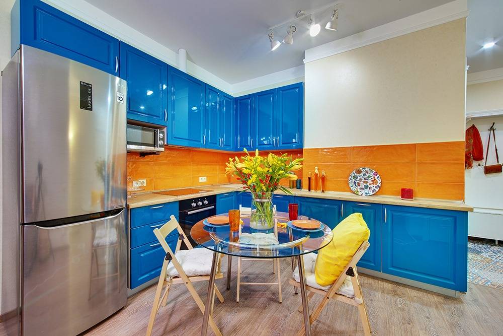 Синяя кухня: советы и идеи по обустройству кухни в синем цвете (52 фото) | современные и модные кухни