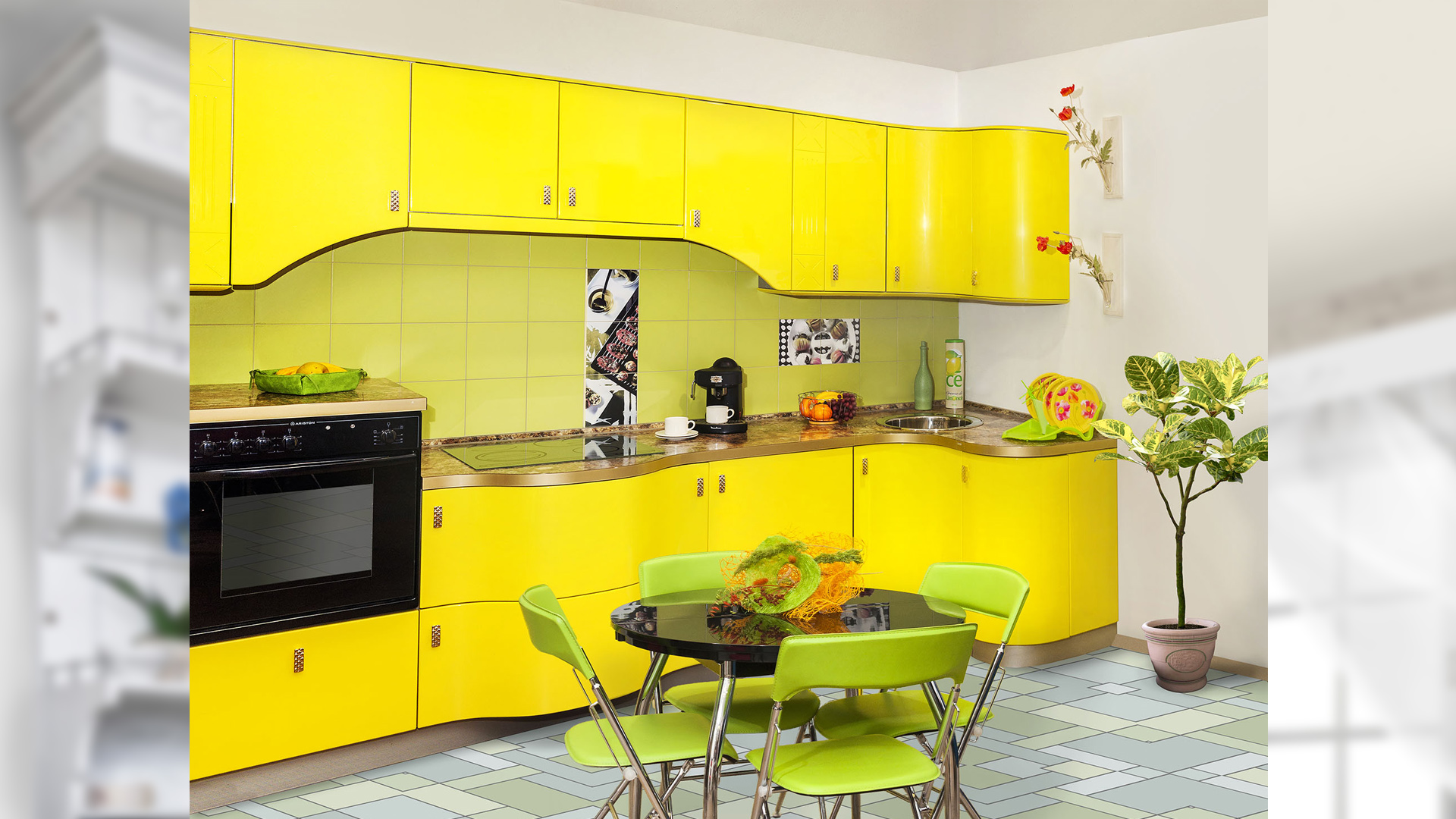 Желтая кухня в интерьере: фото с примерами кухни в желтом цвете и сочетания цветов в дизайне
