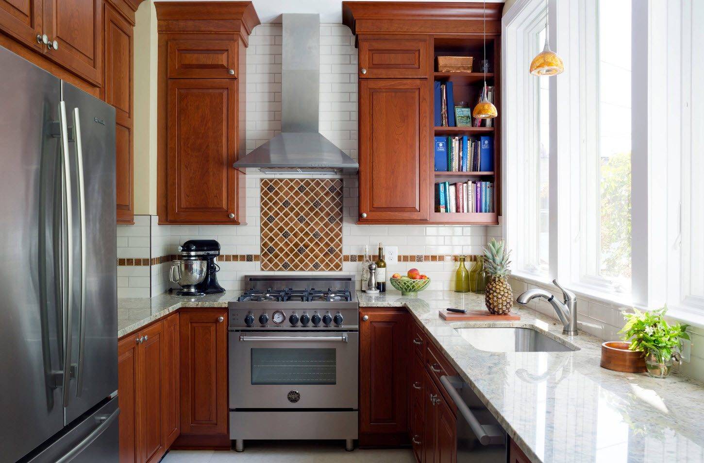 Планировка маленькой кухни (100 фото): примеры красивого дизайна и сочетания элементов в интерьереварианты планировки и дизайна