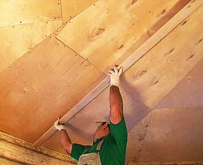 Потолок из фанеры своими руками: как сделать, чем отделать (фото, видео)
