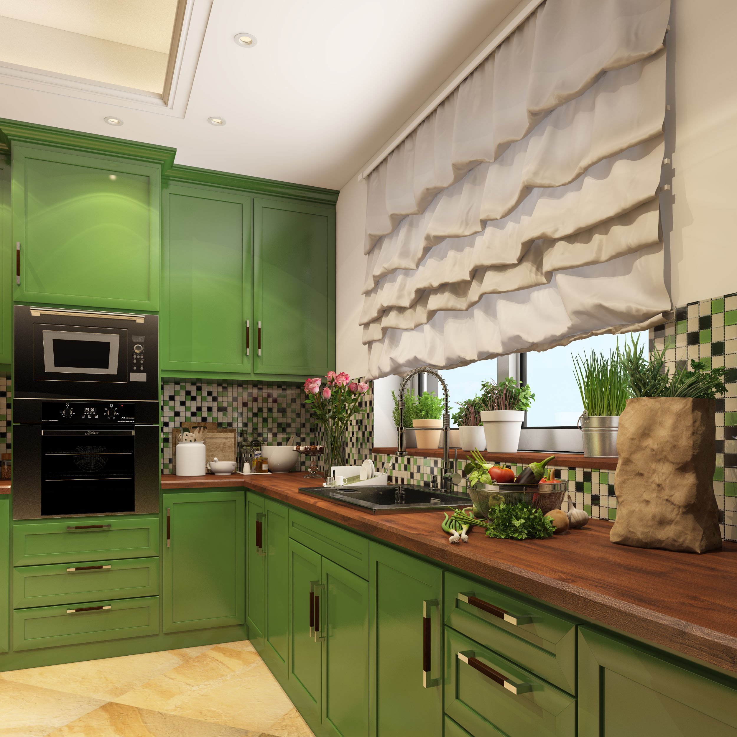 Дизайн кухни зеленого цвета: 125 фото лучших сочетаний и стильных идей оформления кухни
