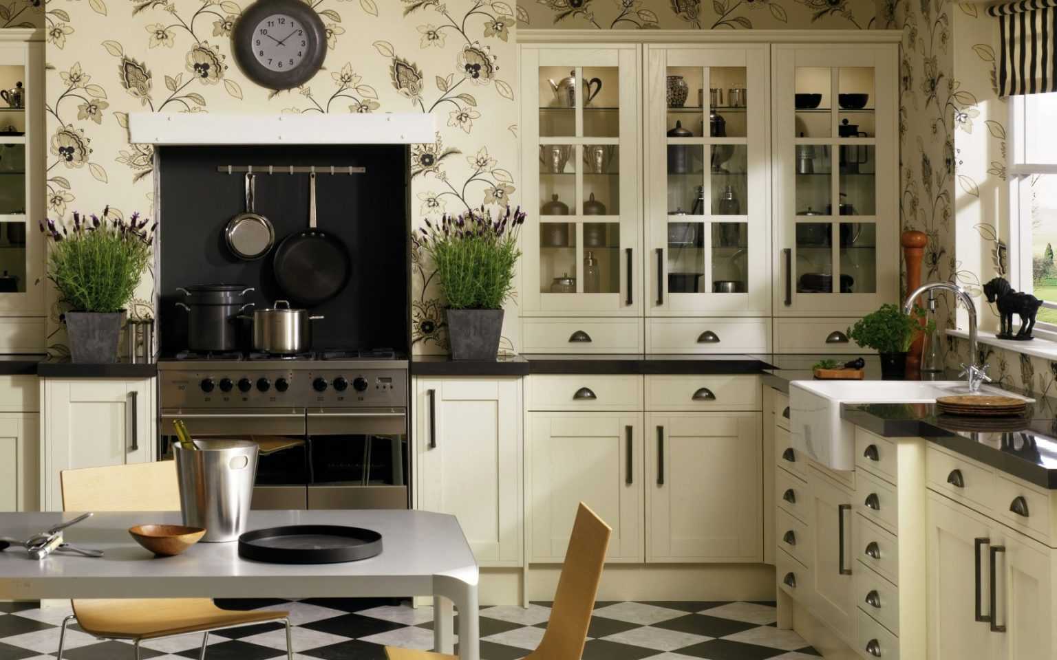 Обои для кухни - 100 лучших идей оформления дизайна обоев на кухне: красивый ремонт на фото 