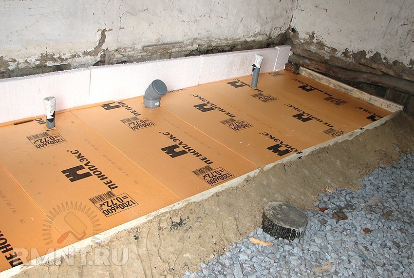 Утепление пола какой материал лучше для теплого пола - пеноплекс или пенополистирол, как утеплить бетонное покрытие керамзитом в квартире