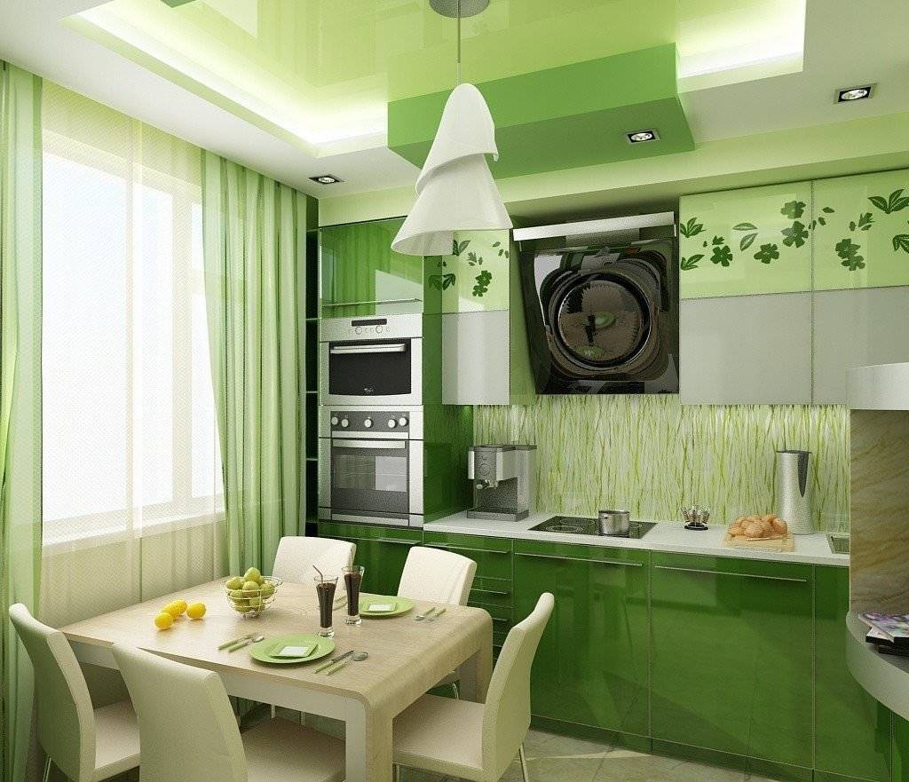 Весеннее настроение: используем многогранность зеленого цвета в интерьере кухни
