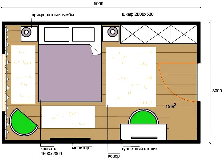 Дизайн спальни 3 на 4: как оформить и обставить небольшую спальню