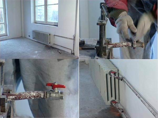 Установка радиаторов отопления своими руками. видео. процесс замены радиатора в квартире.