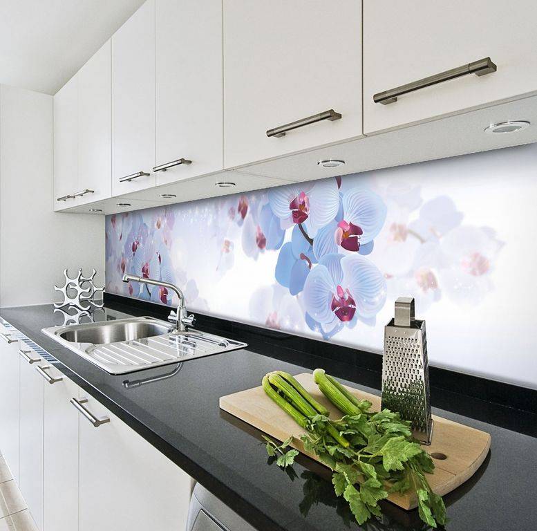 Стеклянные панели на кухонный фартук: 140+ (фото) изображений