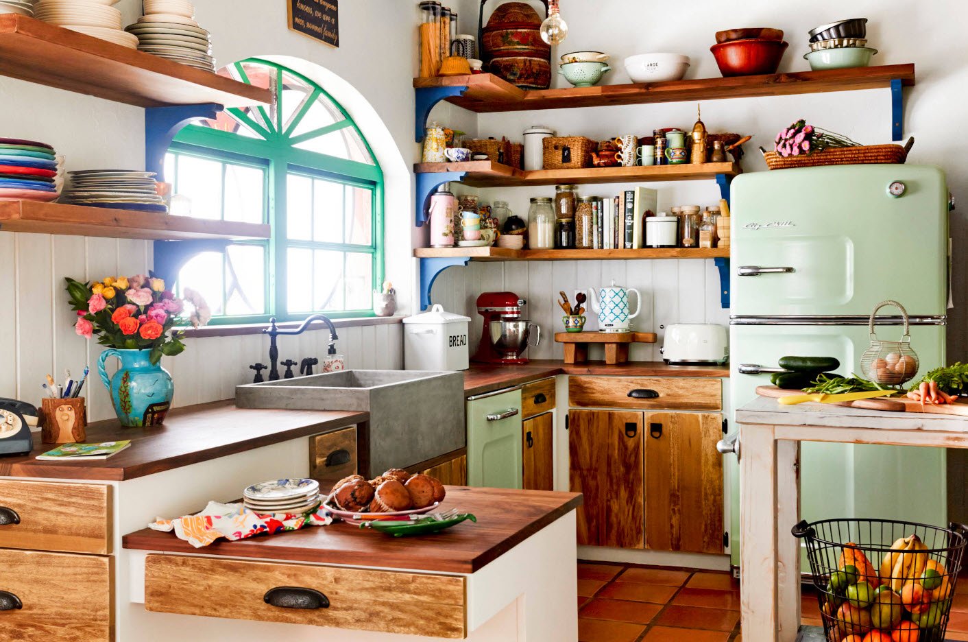 Полки для кухни – 15 фото и советы дизайнера