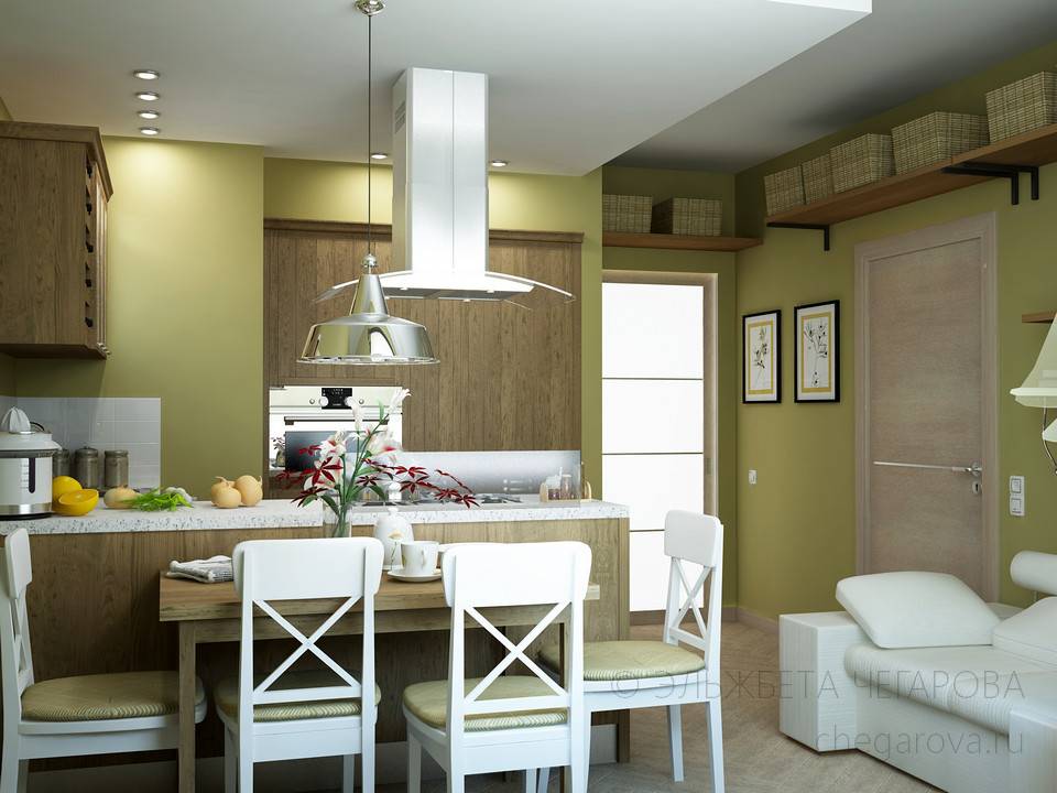 Дизайн кухни 16 кв. м. - 100 фото уютного обустройства просторной кухни