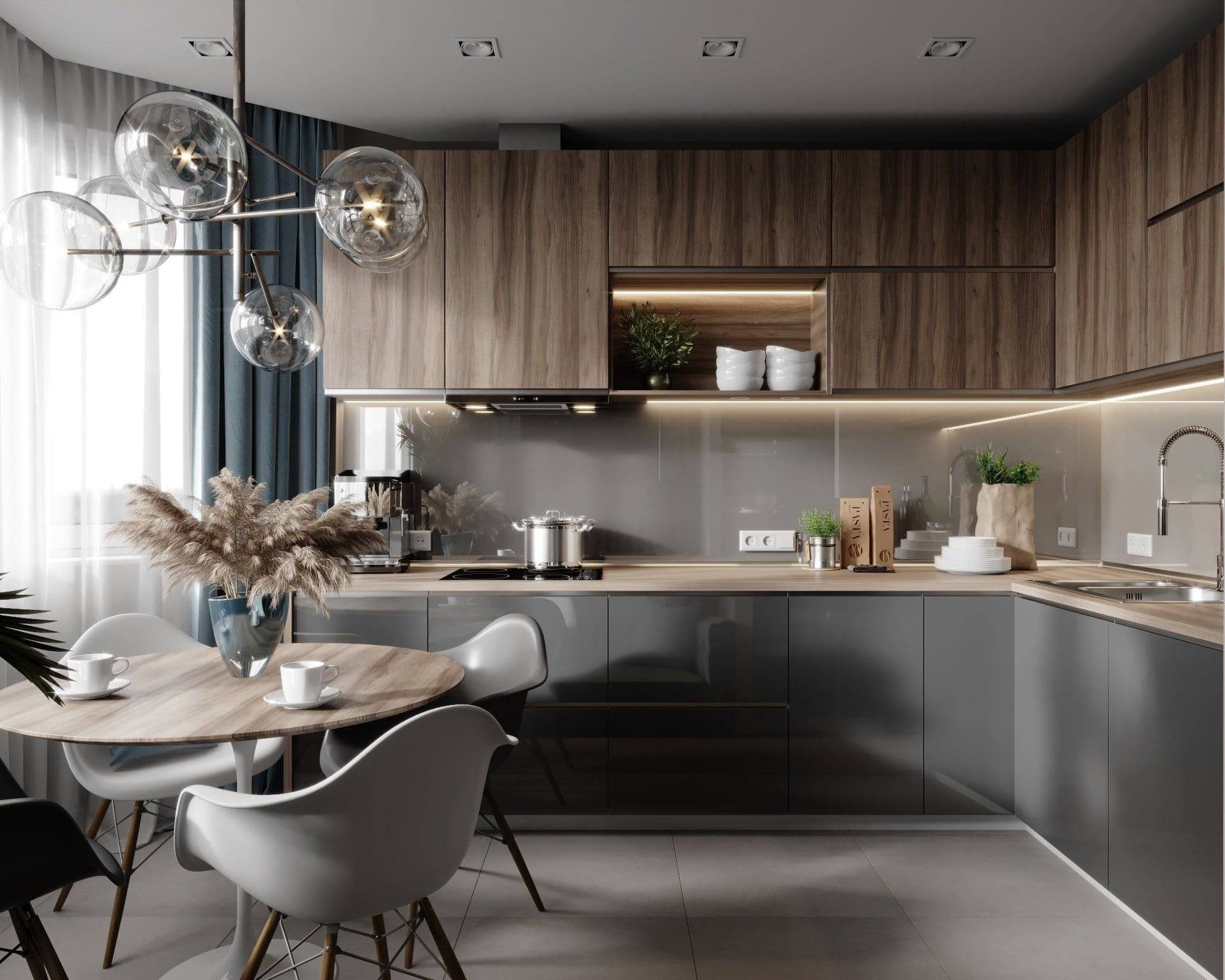 Дизайн интерьера кухни (100 фото) в 2022 году: стильные и красивые варианты оформления кухни