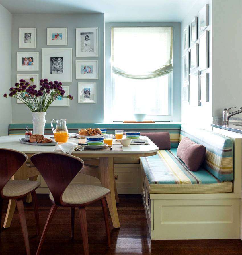 Планировка кухни с диваном — идеи дизайна интерьера и варианты размещения дивана на кухне (90 фото)