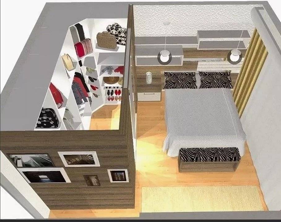 Дизайн спальни 15 или 16 кв м, создание современного интерьера, зонирование и обустройство гардеробной