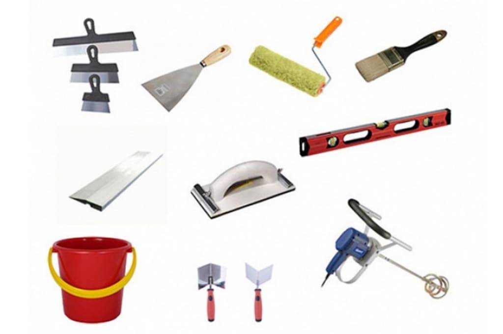 Какие виды инструментов используют для штукатурных работ?