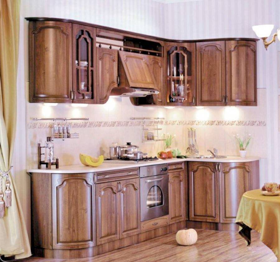 Дизайн угловых кухонь: фото, описание, советы специалистов
