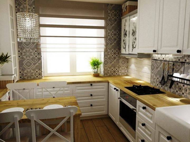 Дизайн кухни 6 кв.м: 70 фото реальных интерьеров