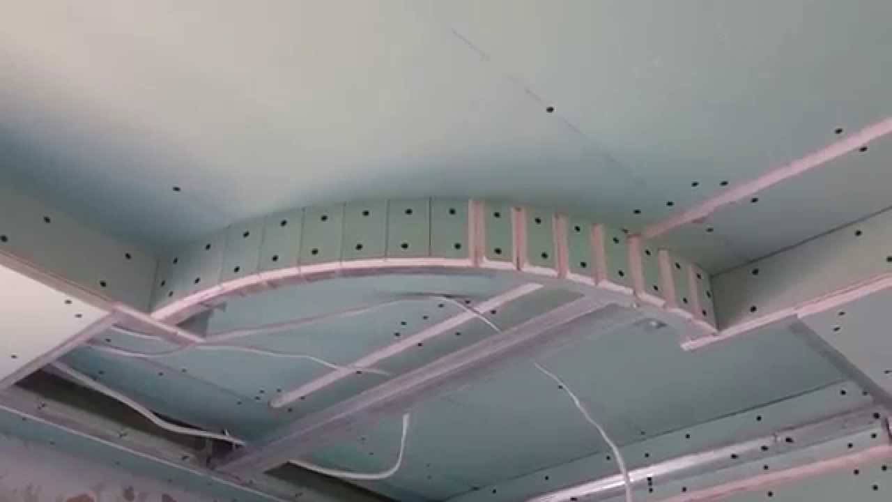 Подшивка потолка гипсокартоном: инструкция как сделать конструкцию своими руками, видео и фото