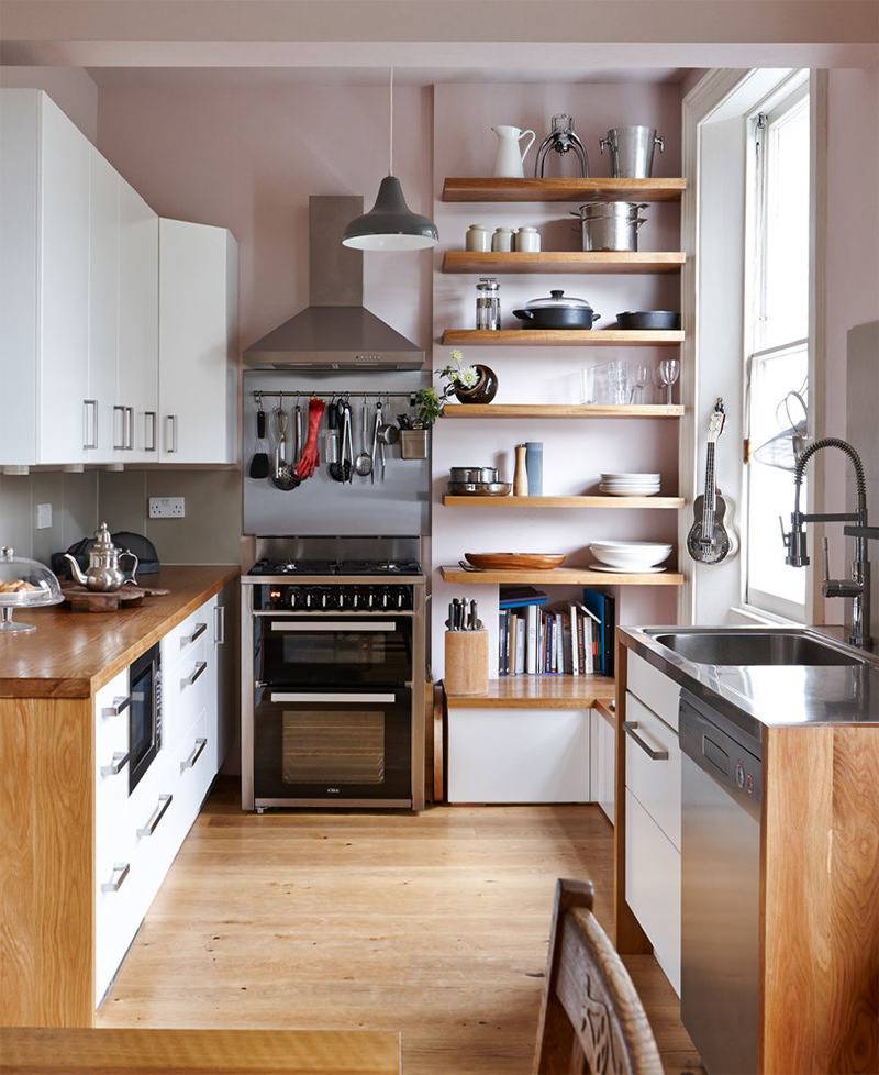 Мини кухня для дачи: эконом класса, особенности кухонной мебели, полезные советы, фото
