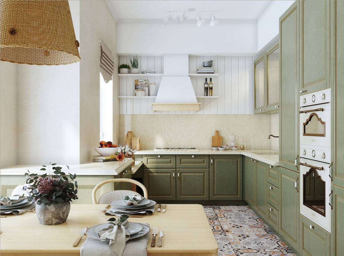 Оливковая кухня (49 фото) сочетания цветов + идеи дизайна