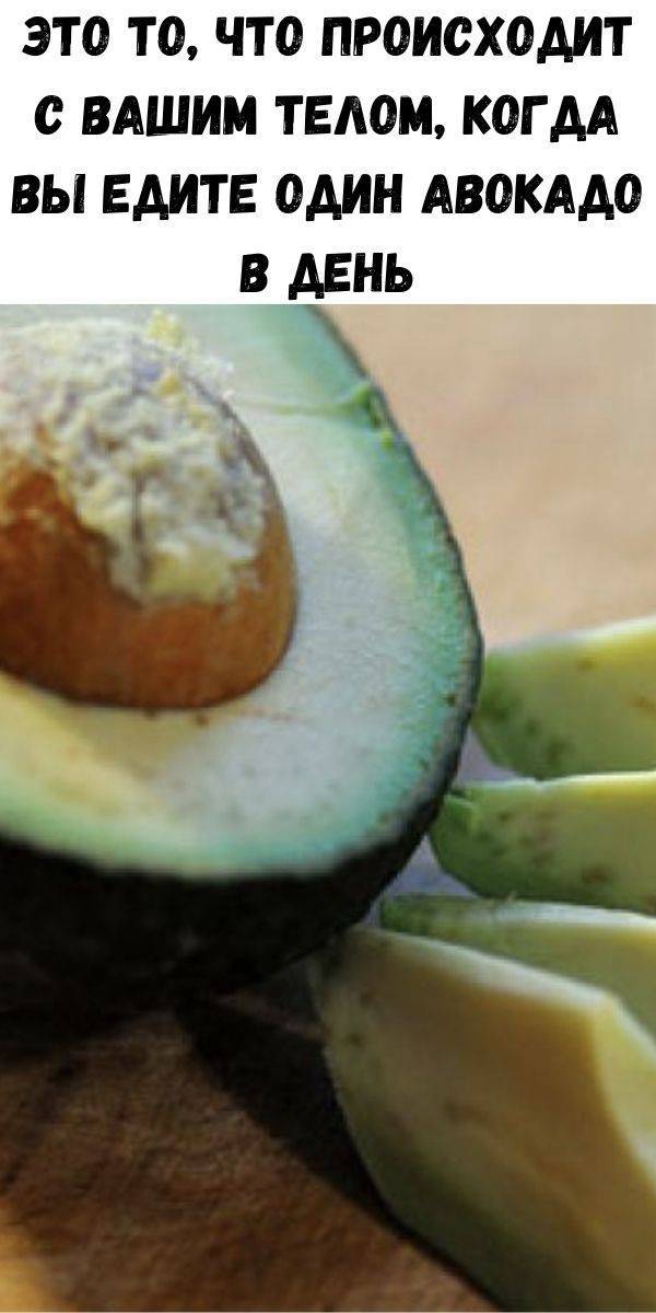 Почему стоит съедать одно авокадо в день?