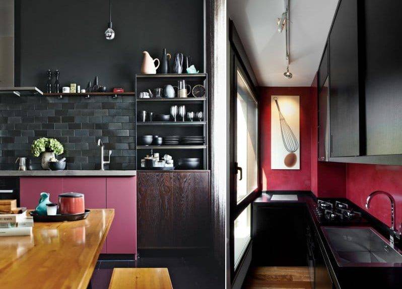 Черные кухни в интерьере – новый тренд в кухонном мире (220+ фото сочетаний в дизайне)