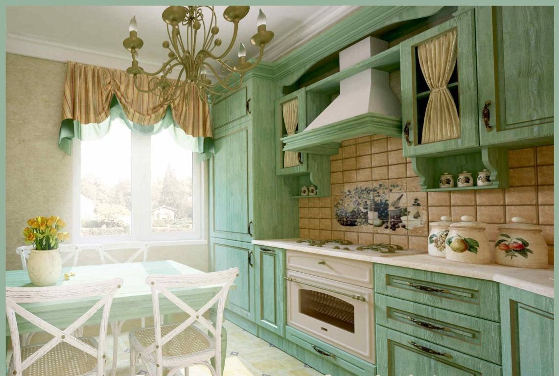 Кухня в стиле прованс (60 фото) - идеи оформления интерьера
