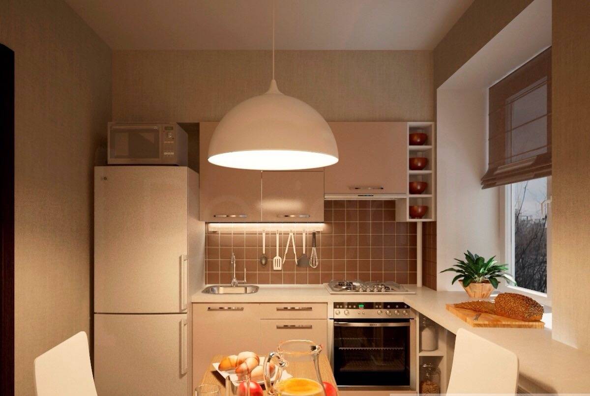 Дизайн маленькой кухни 4-5 кв метров / кухни